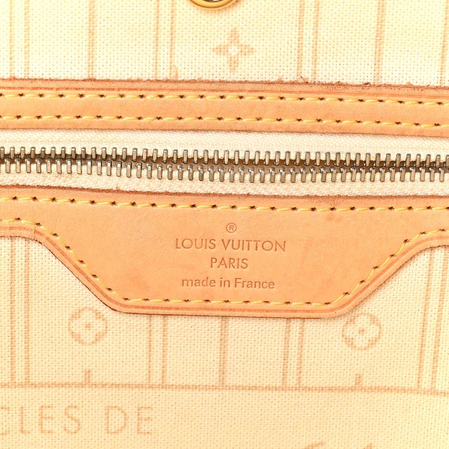 Louis Vuitton Damier Azur Neverfull MM 6 of 10