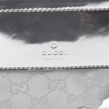 Gucci GG Monogram Web Double Pocket Belt Bag Silver 8 of 8