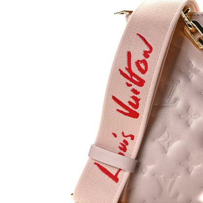 Louis Vuitton Lambskin Embossed Monogram Fall In Love Coussin PM Dragée Light Pink 9 of 9