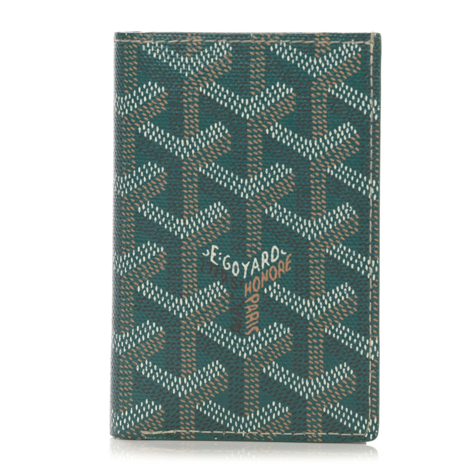 Goyard Goyardine Saint Pierre Card Holder Green 1 of 6