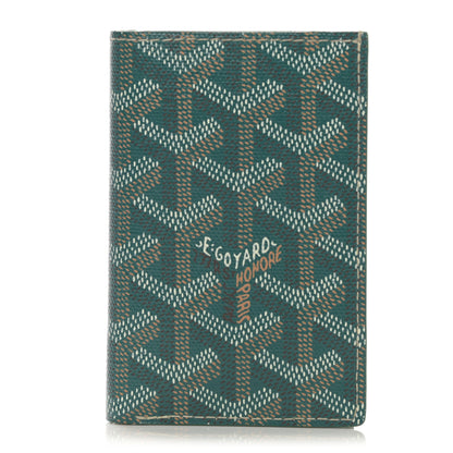 Goyard Goyardine Saint Pierre Card Holder Green 1 of 6