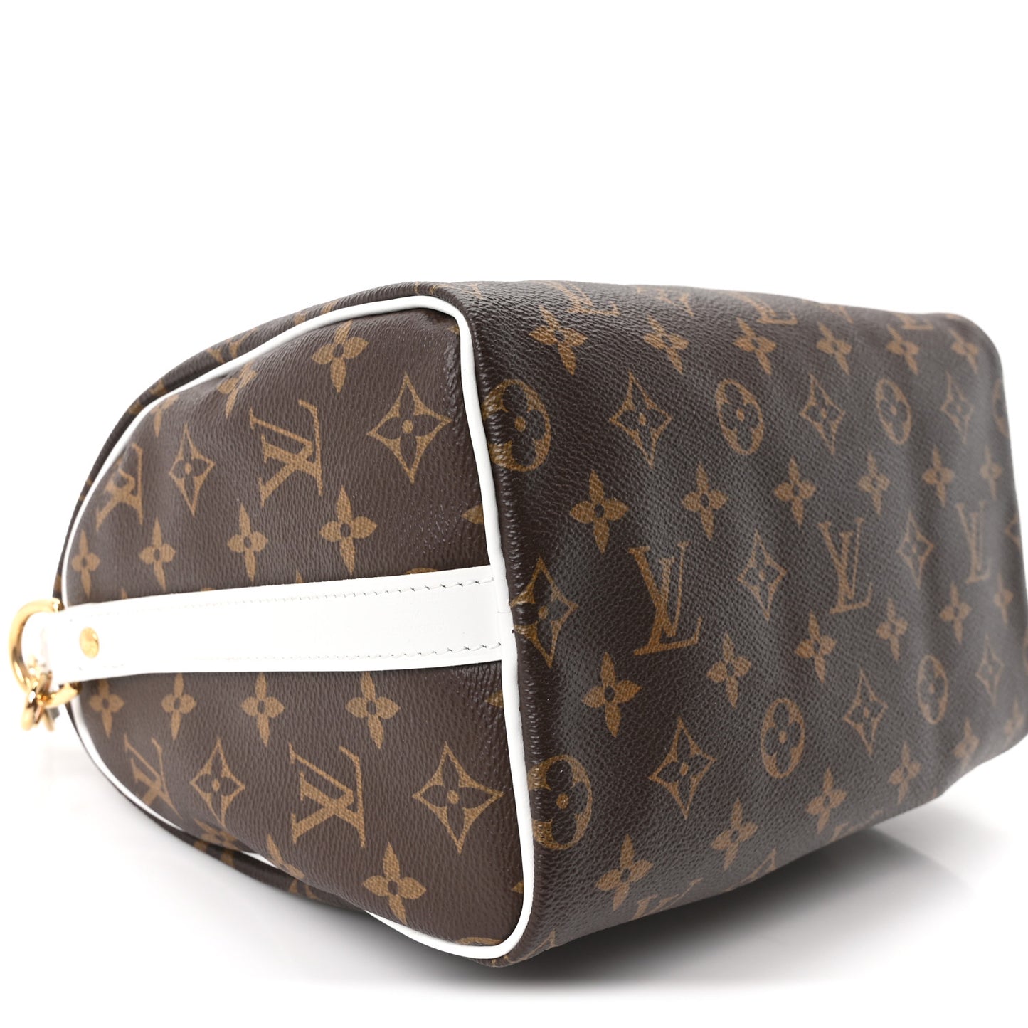 Monogram LV Match Speedy Bandouliere 25 White