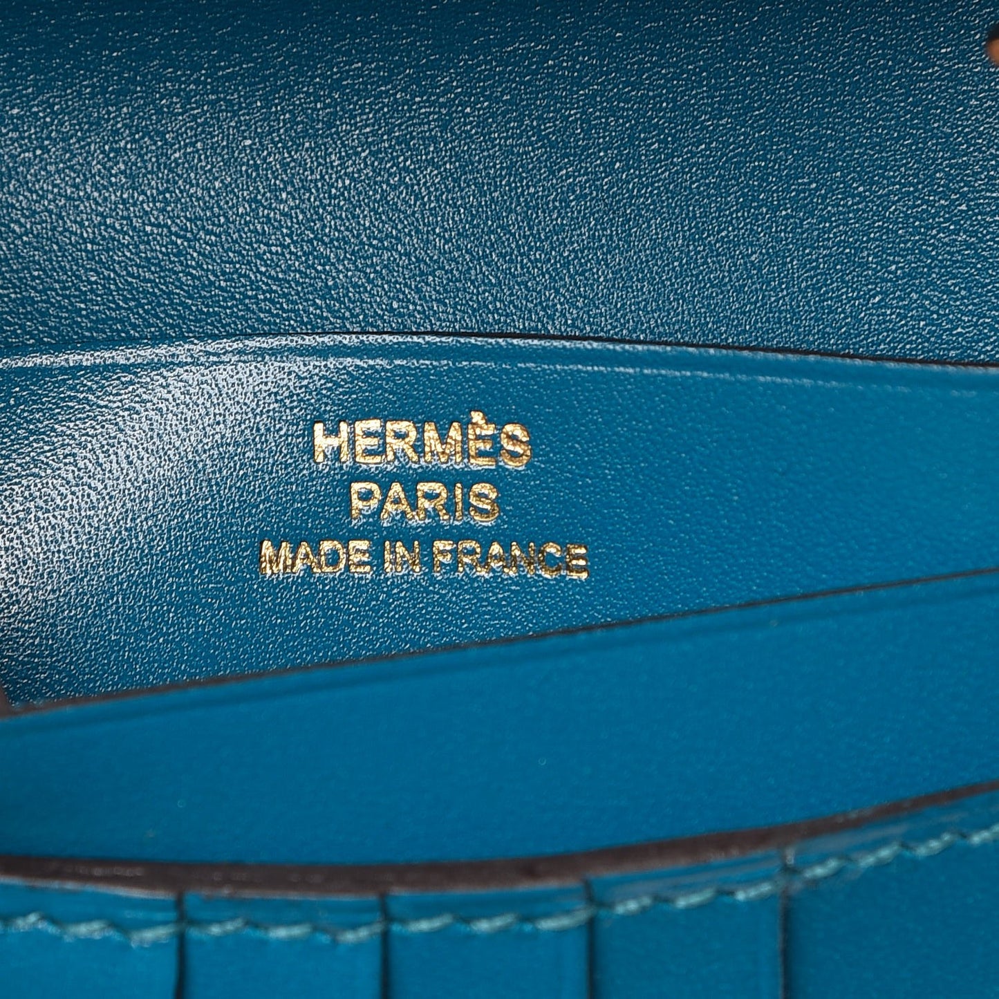 Tadelakt Bearn Compact Wallet Bleu Izmir