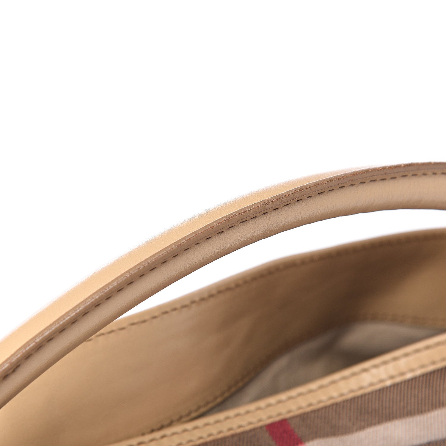 Burberry House Check Bridle Calfskin Medium Gosford Hobo 10 of 10