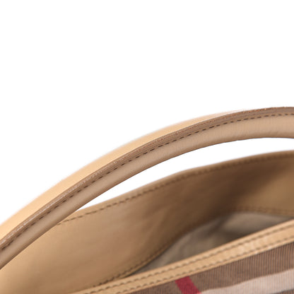 Burberry House Check Bridle Calfskin Medium Gosford Hobo 10 of 10