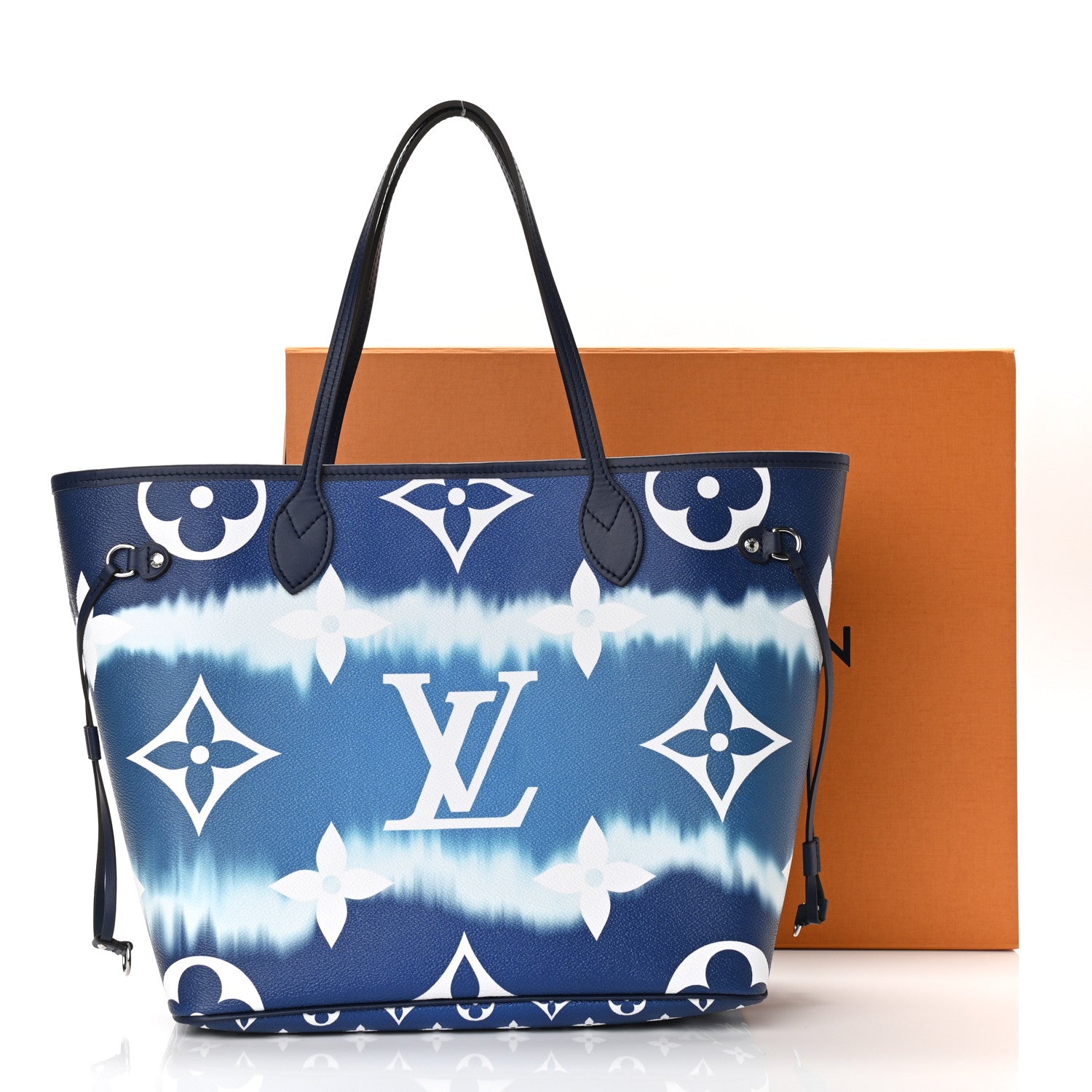 Louis Vuitton Monogram Escale Neverfull MM Blue 12 of 12
