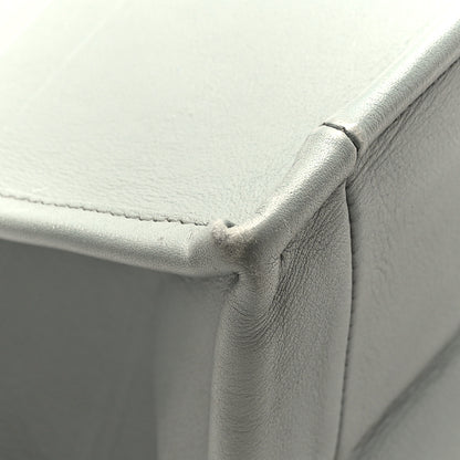 Christian Dior Calfskin Embossed Medium Book Tote Grey 10 of 11