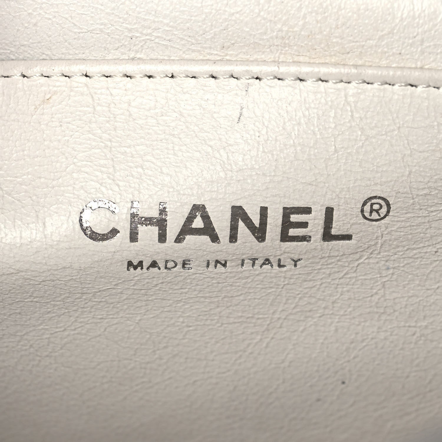 Chanel Caviar Quilted Jumbo Single Flap White 6 of 17