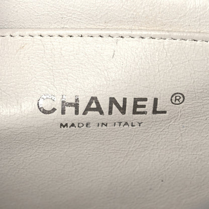 Chanel Caviar Quilted Jumbo Single Flap White 6 of 17