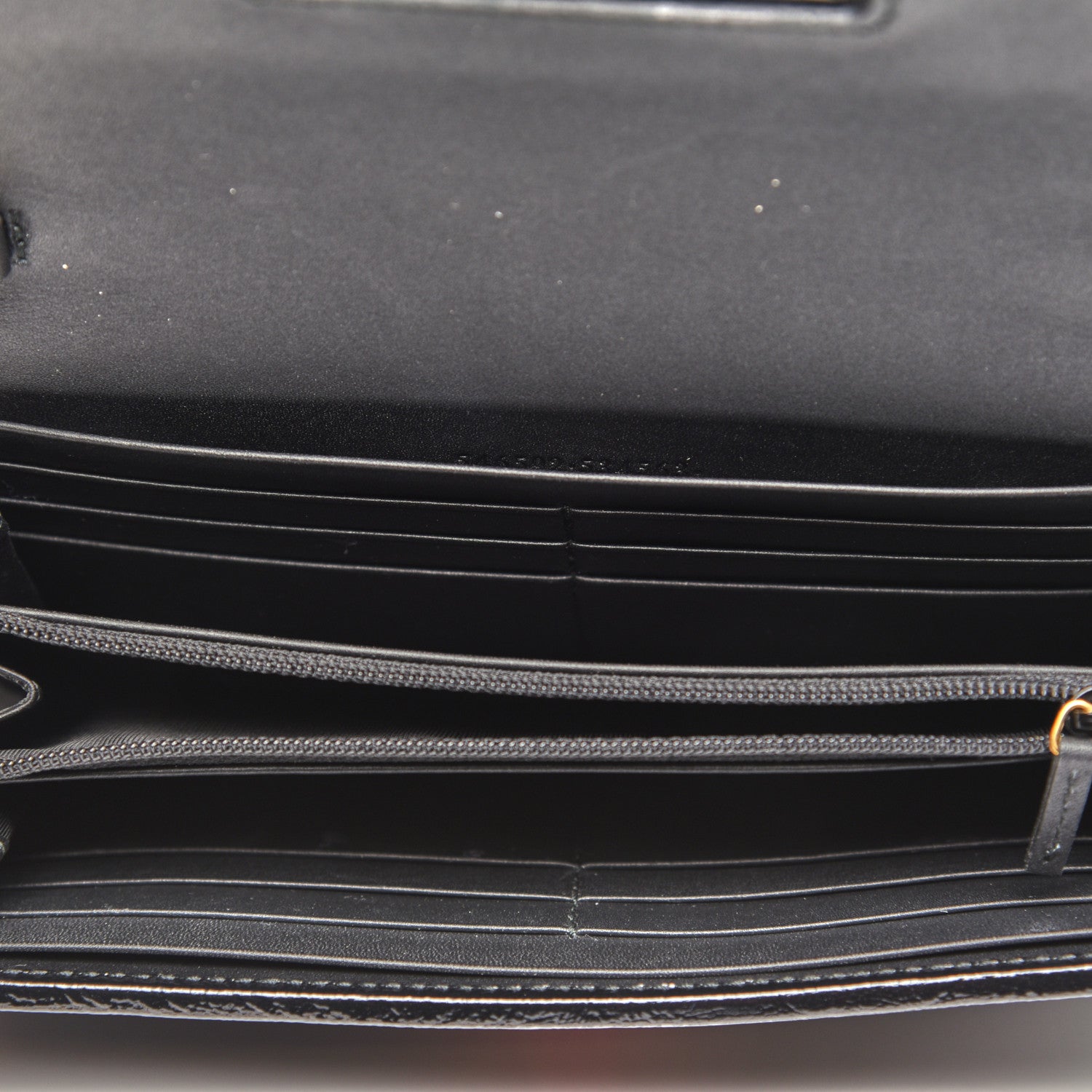 Gucci Suede Patent Web Ophidia Wallet On Chain Black 5 of 13