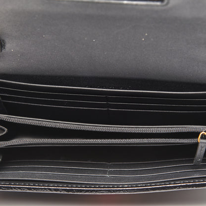 Gucci Suede Patent Web Ophidia Wallet On Chain Black 5 of 13