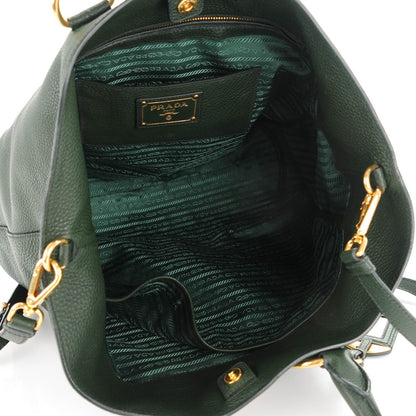 Prada Vitello Daino Tote Foresta 5 of 8