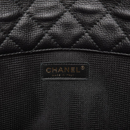 Chanel Calfskin Quilted XXL Travel Flap Bag Black 6 of 7