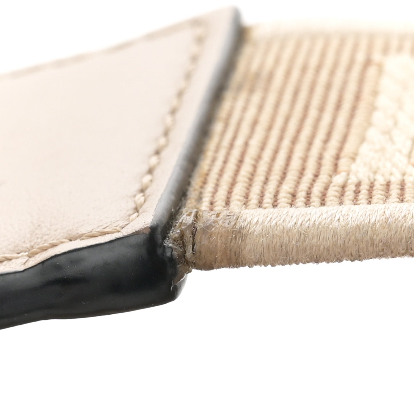 Soft Calfskin Jacquard Small Gate Crossbody Bag Sand