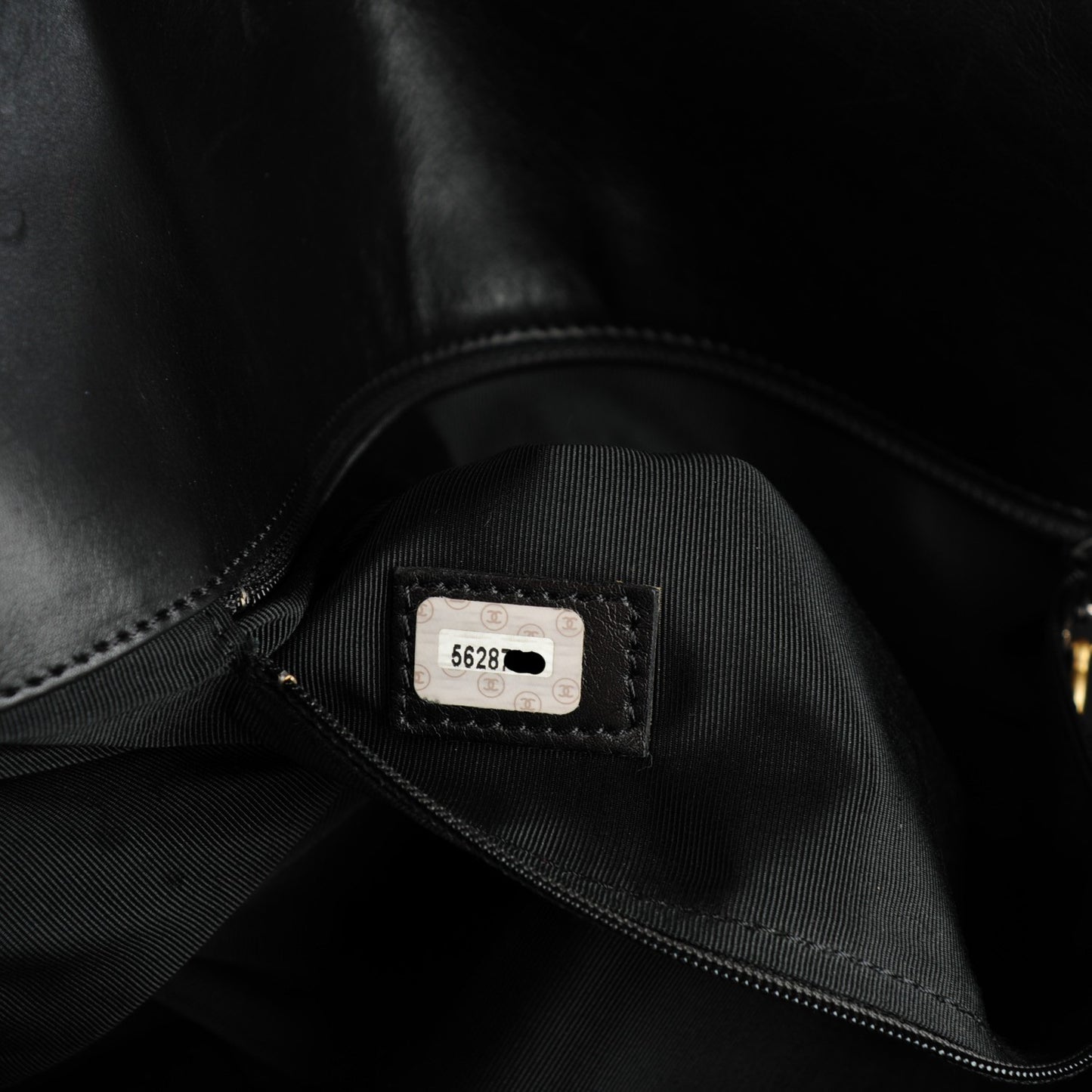 Lambskin CC Shoulder Bag Black