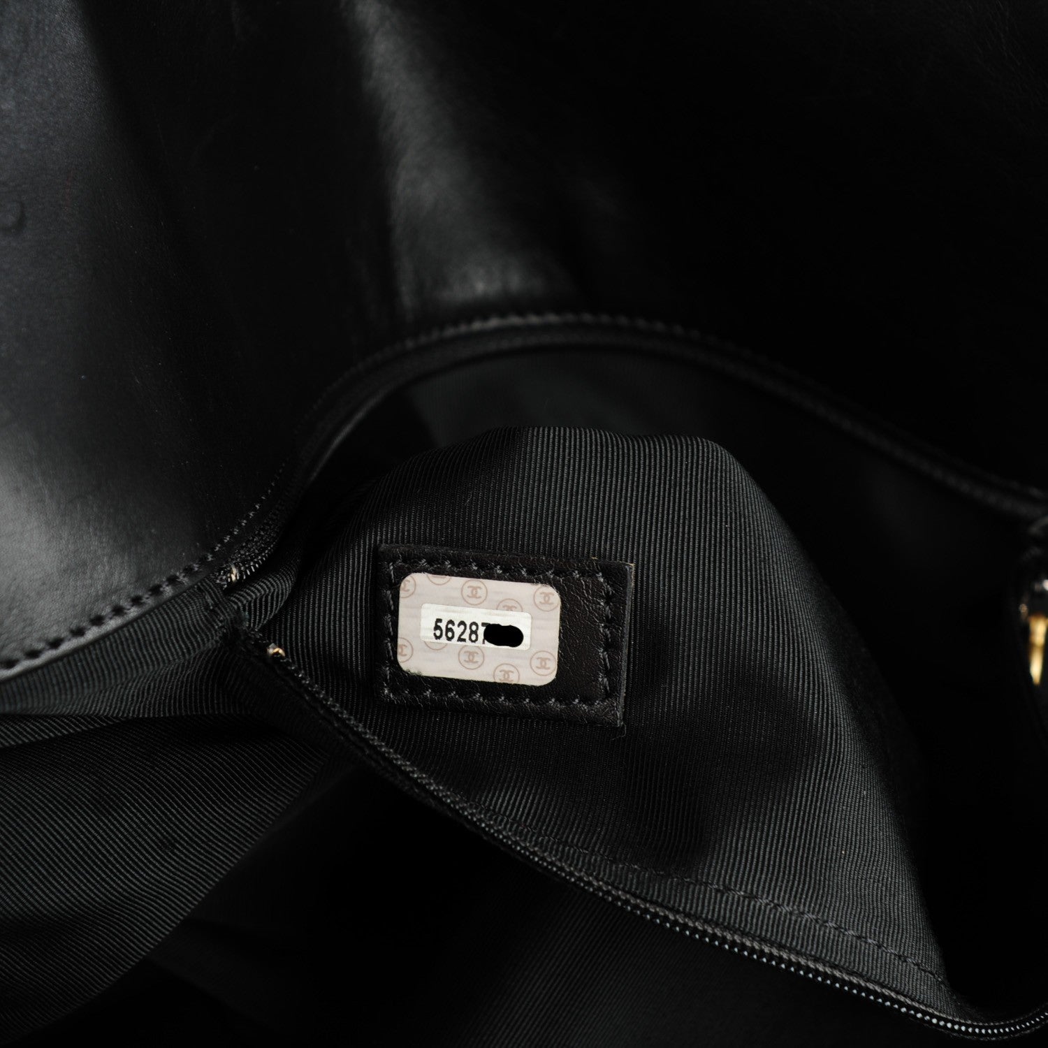 Chanel Lambskin CC Shoulder Bag Black 7 of 7