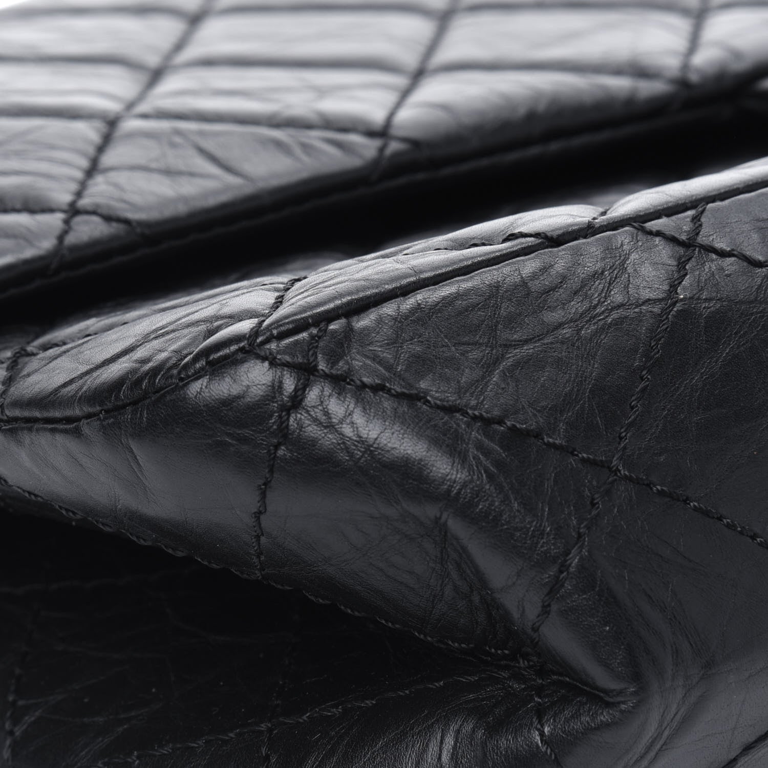 Chanel Aged Calfskin Quilted 2.55 Reissue 227 Flap Black 11 of 17