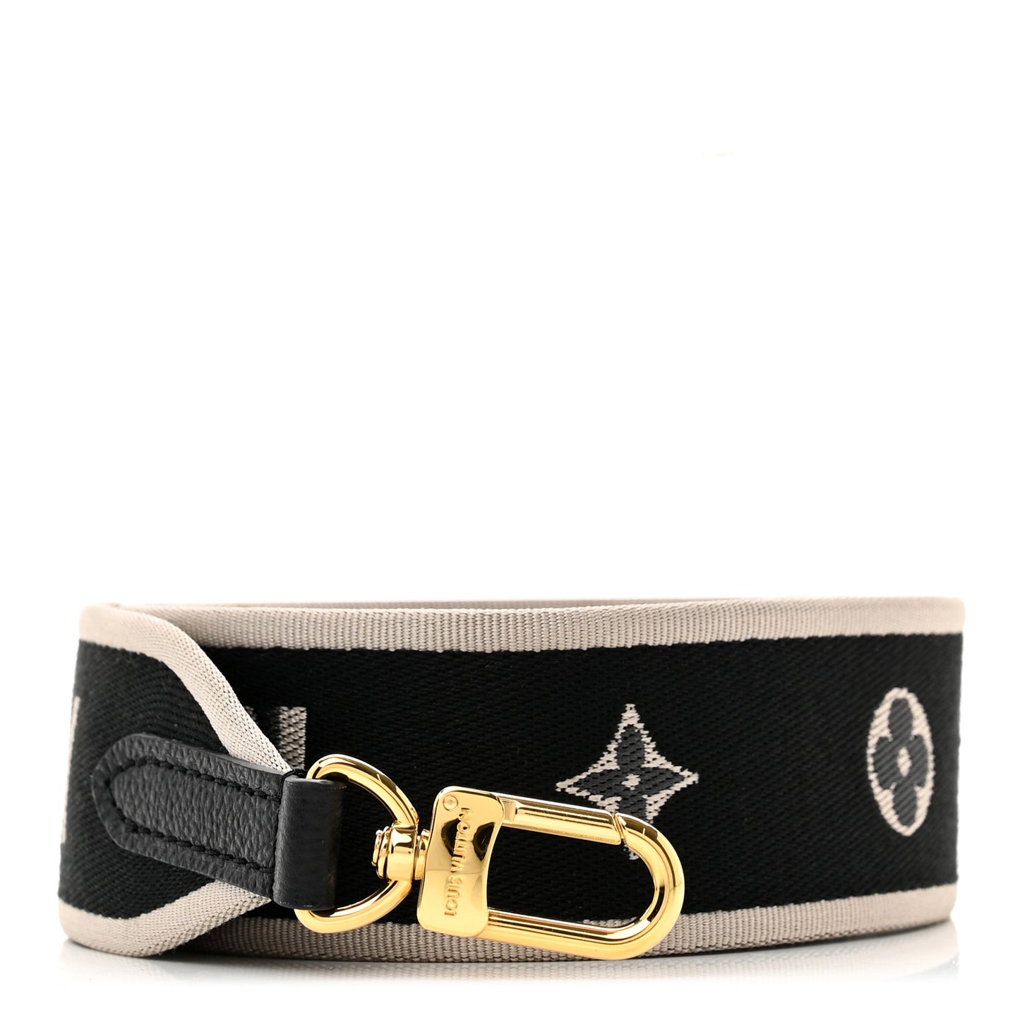Jacquard Diane Shoulder Strap Black Ivory