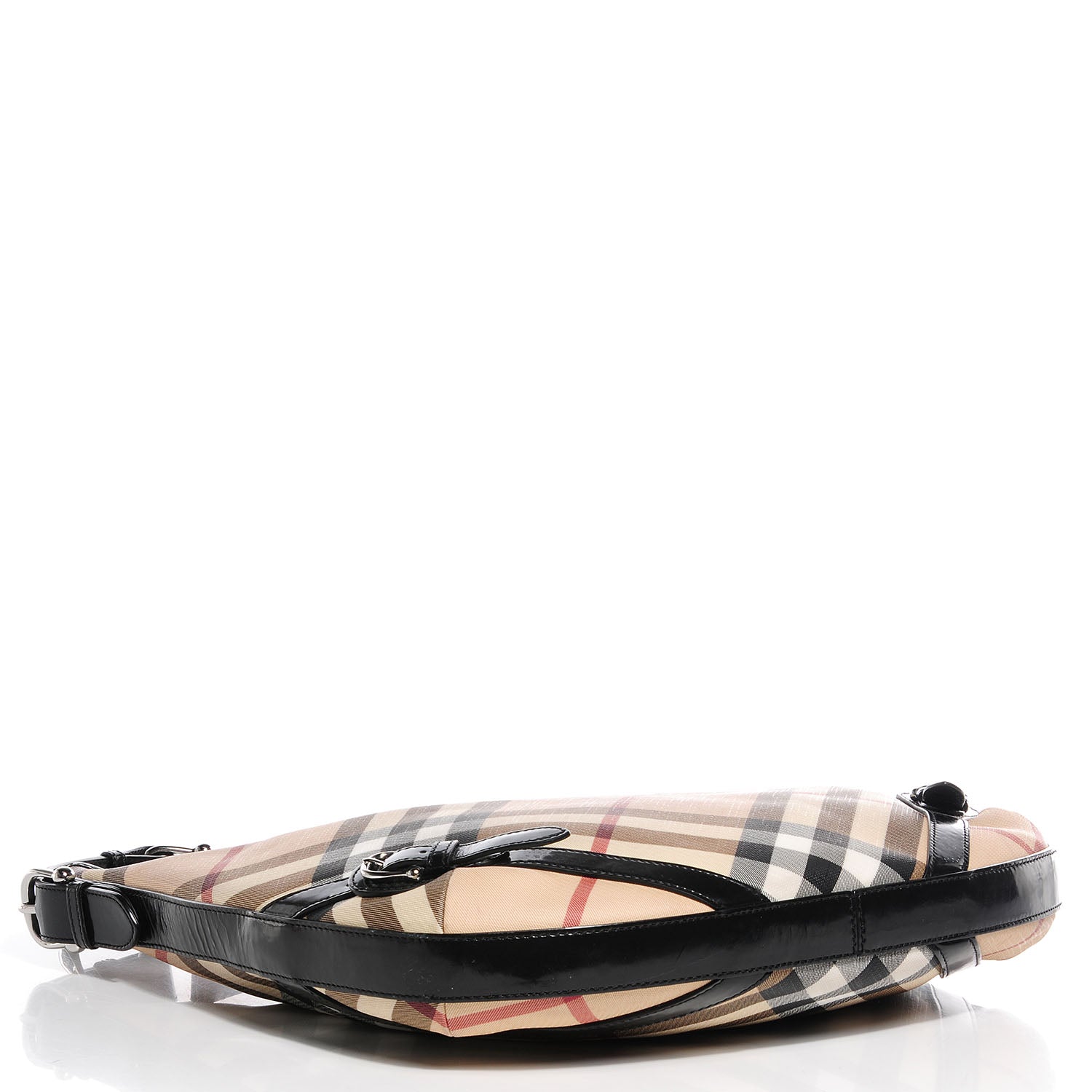 Burberry Supernova Check Large Larkin Hobo Black 4 of 8