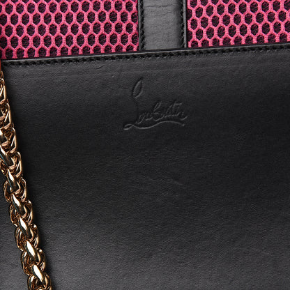Christian Louboutin Calfskin Mesh Small Sweety Charity Shoulder Bag Cobalt Blue 10 of 12