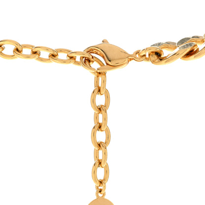 Christian Dior Metal Danseuse Etoile Chain Choker Necklace Gold 4 of 6
