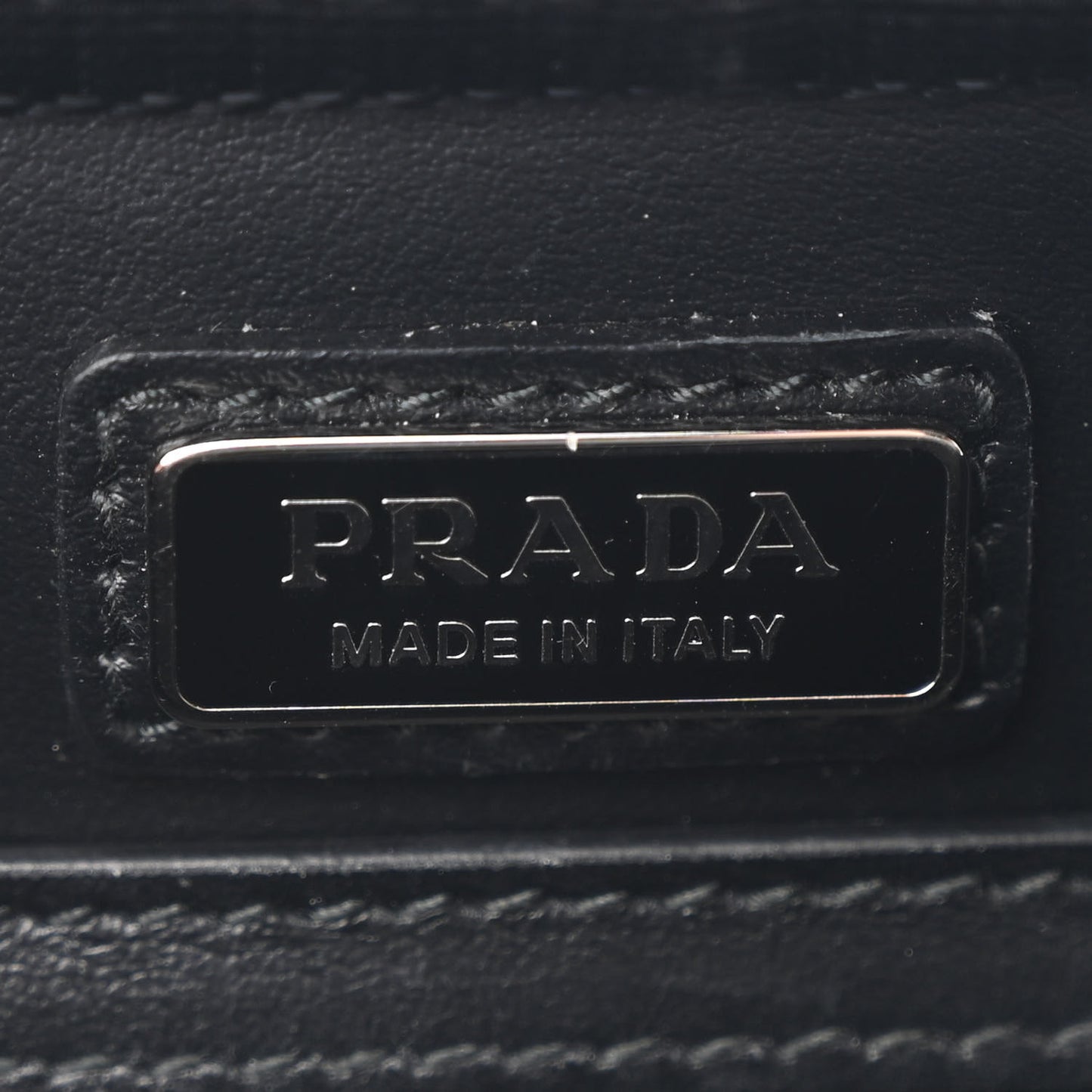 Spazzolato Small Brique Crossbody Bag Black