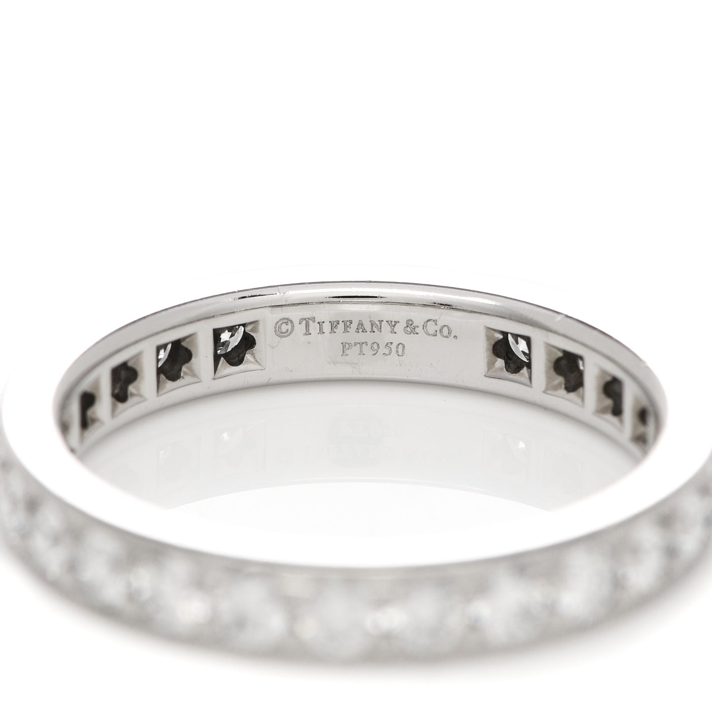 Platinum Diamond 3.2mm Legacy Band Ring 56 7.5