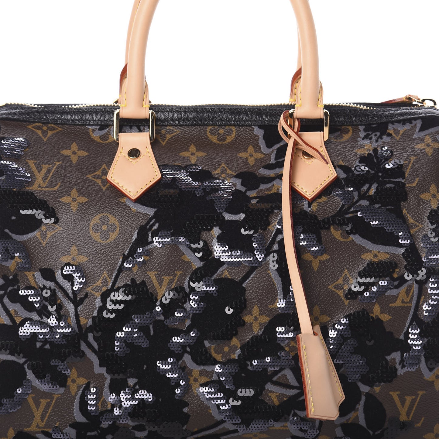 Monogram Fleur De Jais Sequins Speedy 30