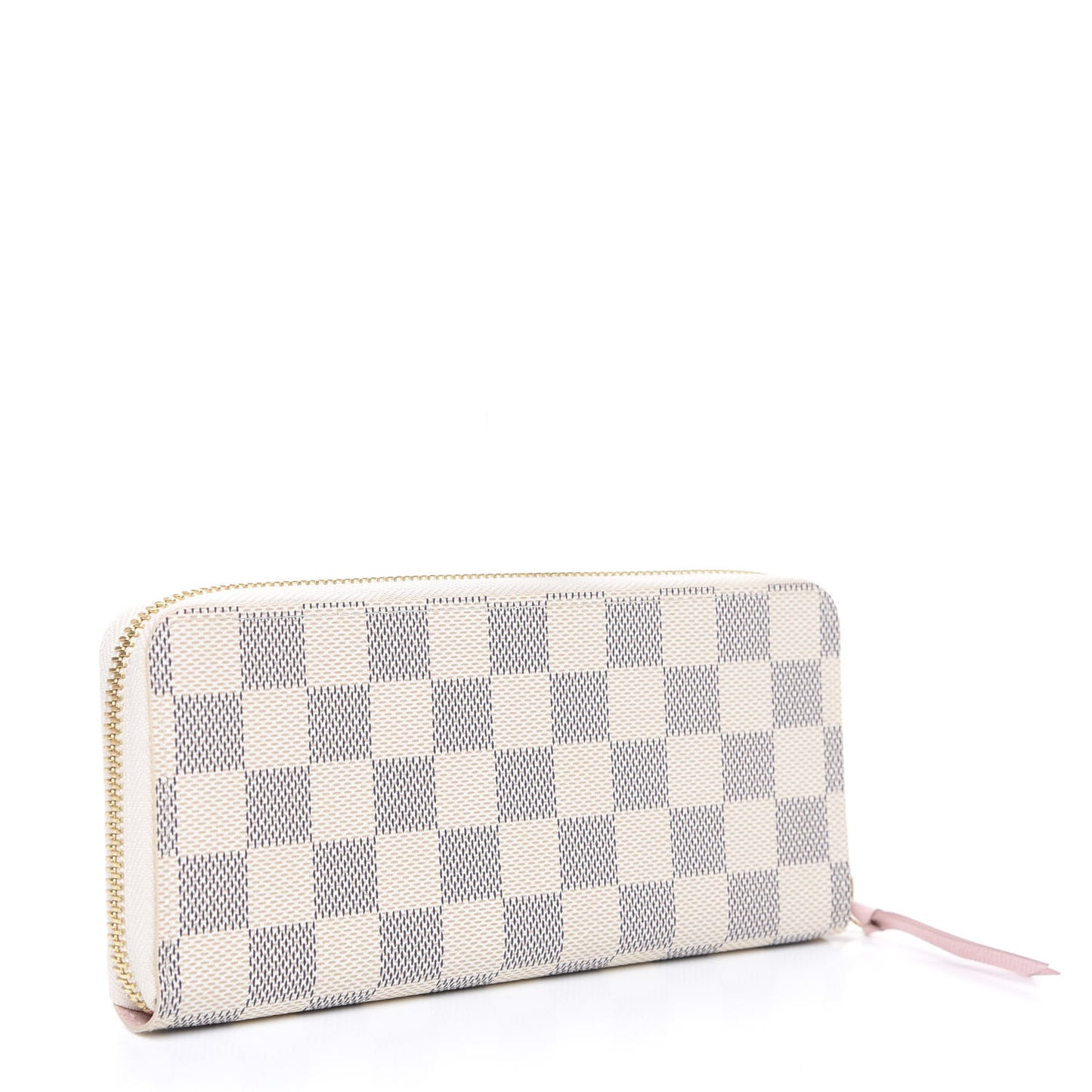 Damier Azur Clemence Wallet Rose Ballerine