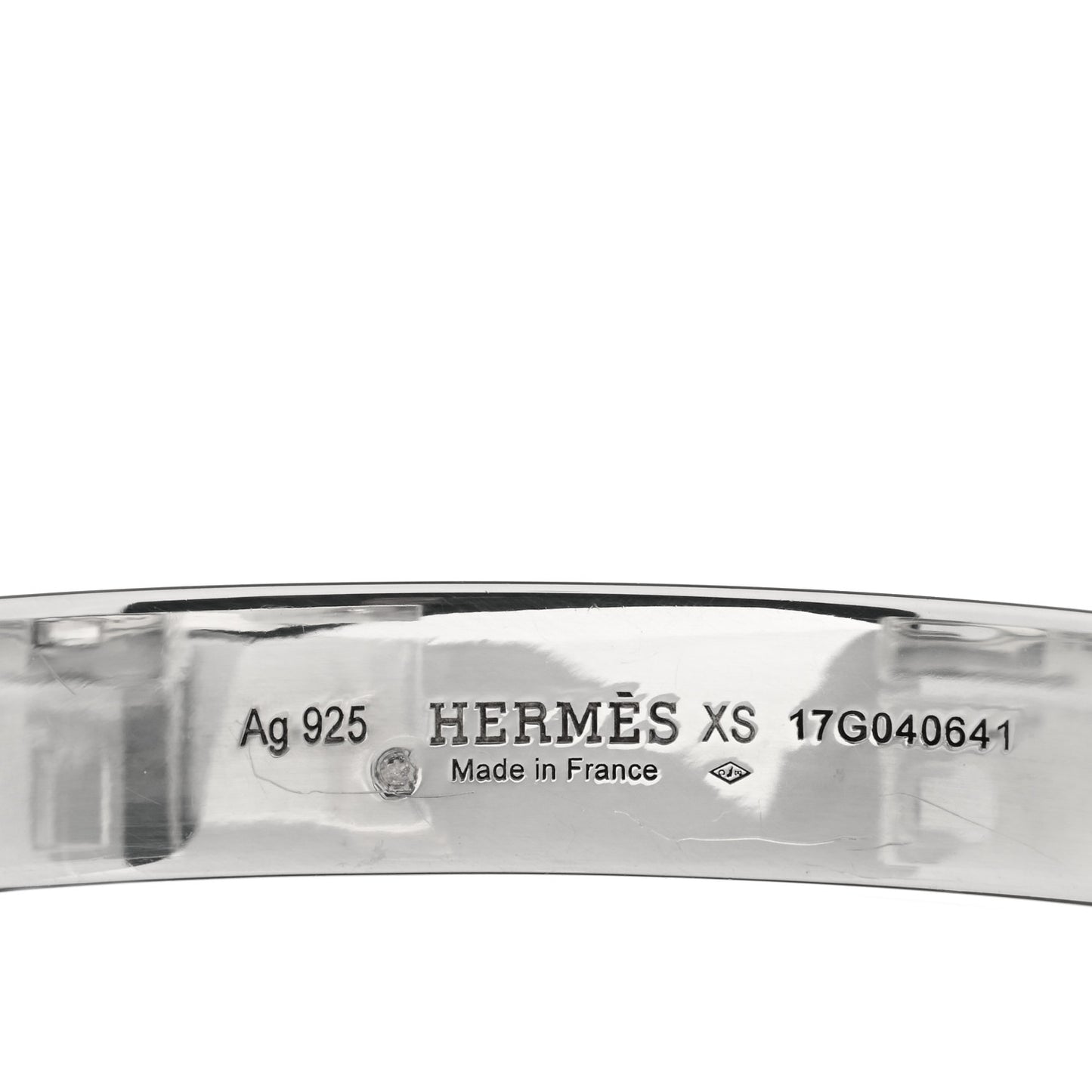 Sterling Silver PM Collier De Chien Bracelet XS