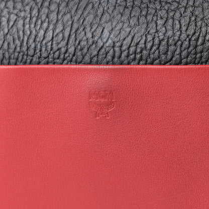 MCM Visetos Medium Klara Hobo Red Black 11 of 11