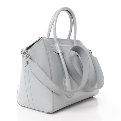 Givenchy Box Calfskin Small Lock Antigona Shoulder Bag Light Grey 3 of 10