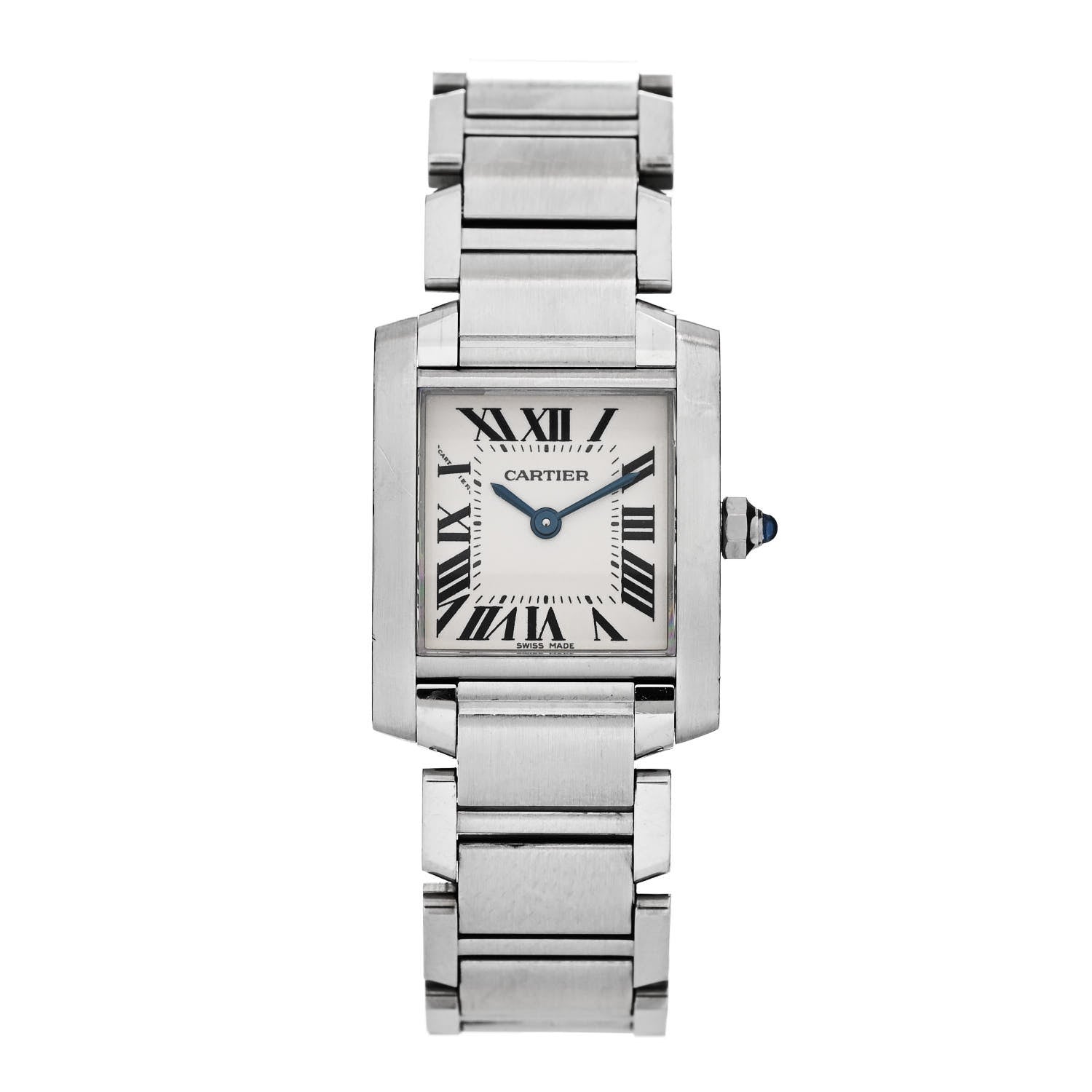 Cartier Stainless Steel 20mm Tank Francaise Quartz Watch 1 of 4