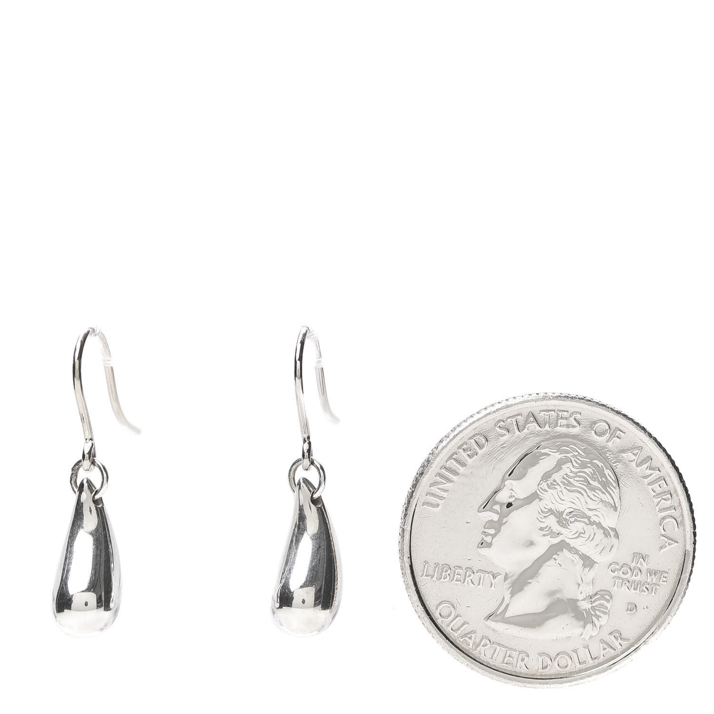 Sterling Silver Elsa Peretti Teardrop Earrings