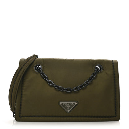 Prada Nylon Tessuto Chain Shoulder Bag Mimetico 1 of 6