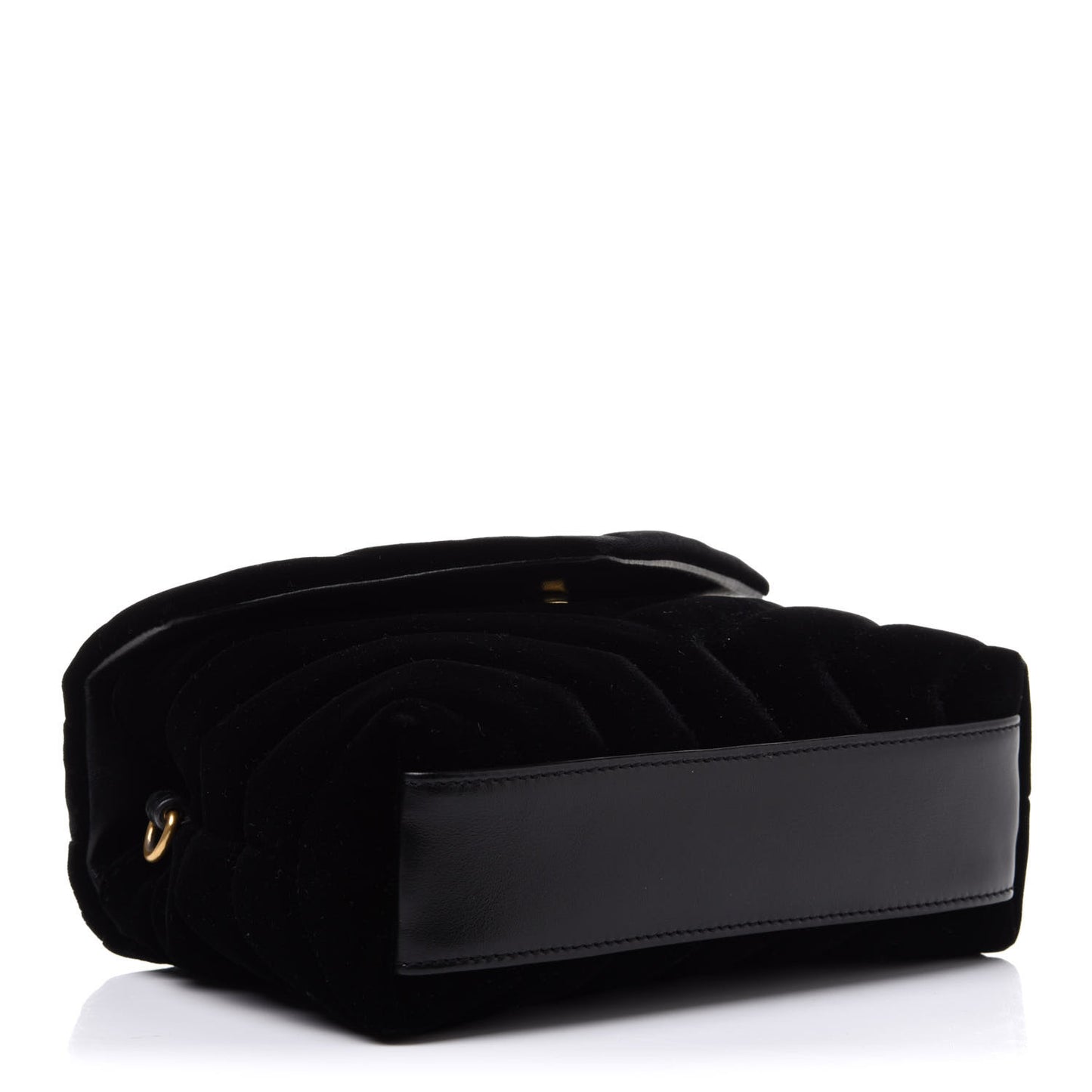 Velvet Y Quilted Monogram Toy Loulou Chain Satchel French Black