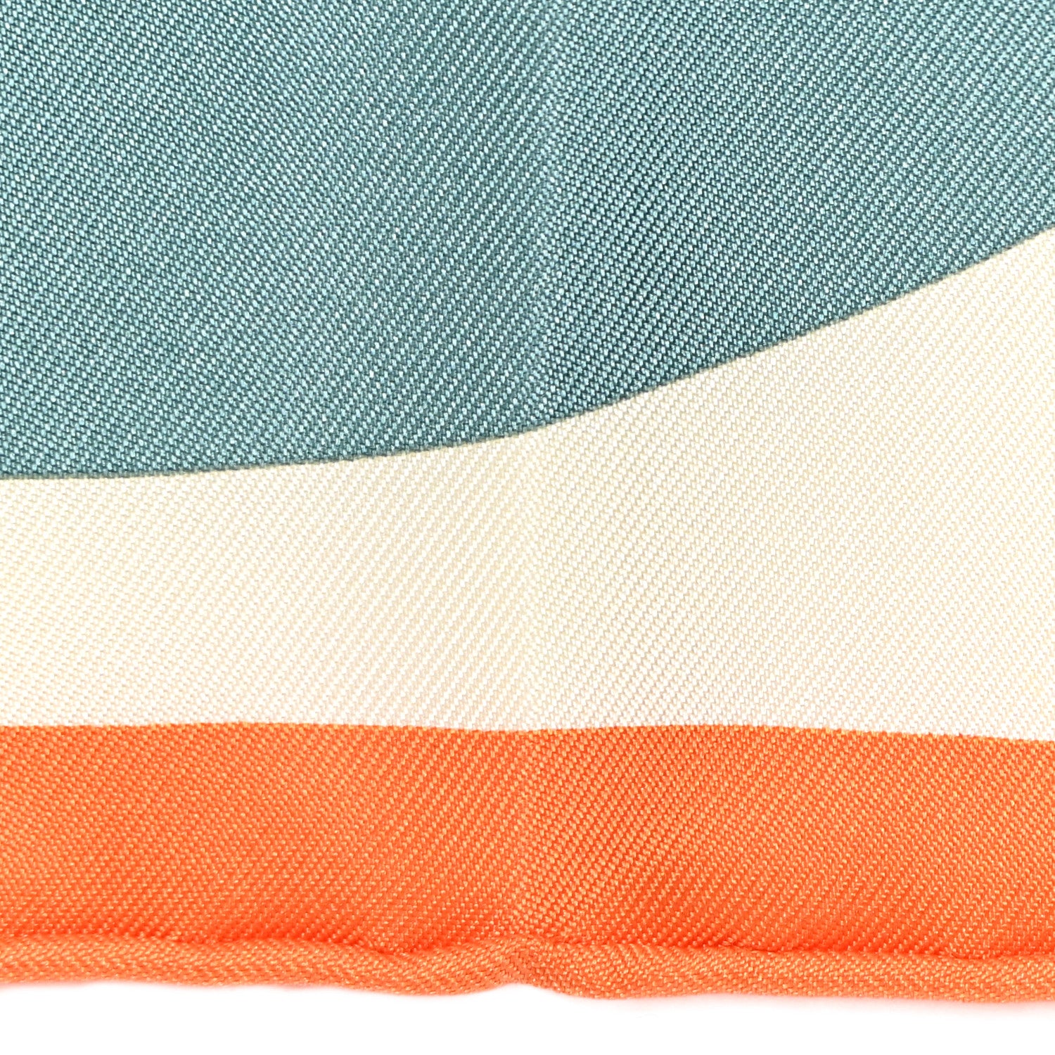 Hermes Silk Figures Libres Scarf 90 Orange Creme Noisette 6 of 11