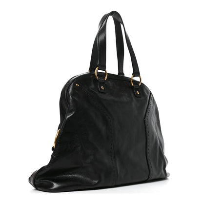 Saint Laurent Calfskin Oversized Muse Black 2 of 9