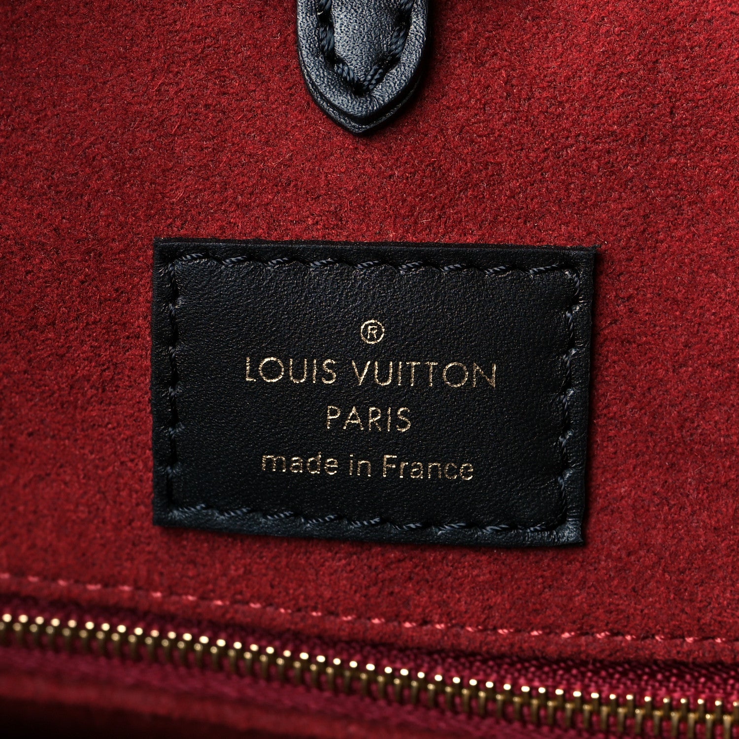 Louis Vuitton Empreinte Monogram Giant Onthego MM Black Beige 6 of 9