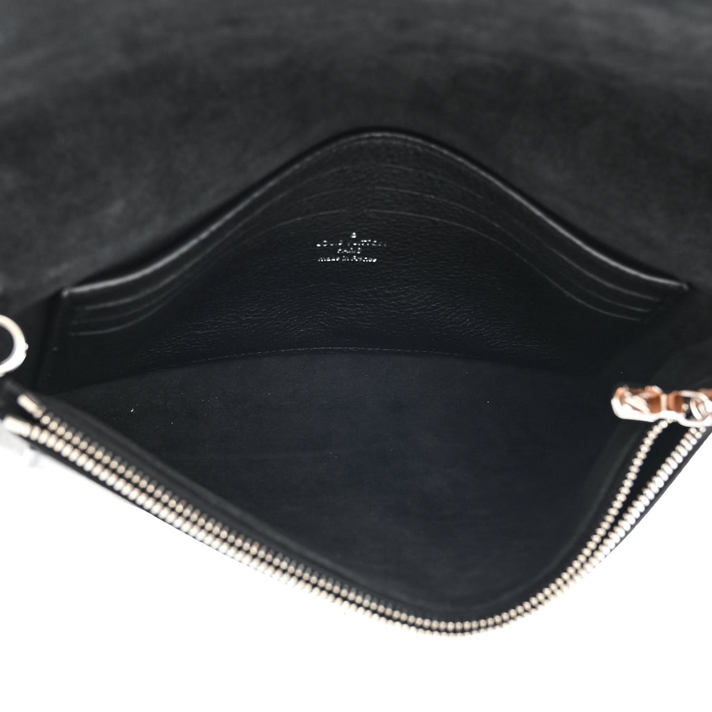 Soft Calfskin My Lockme Pochette Black