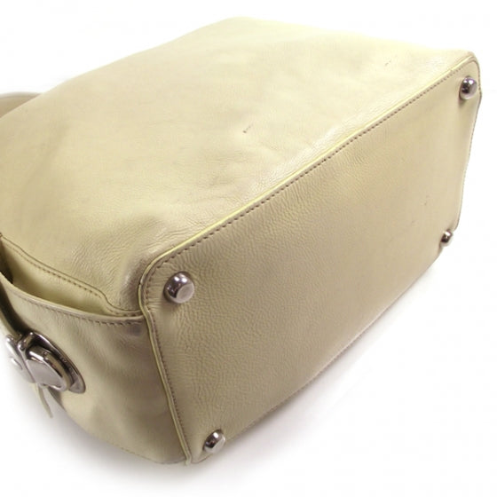 LEATHER LARGE POCKET HOBO