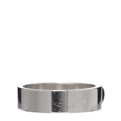 Hermes Sterling Silver PM Collier De Chien Ring 48 4.5 2 of 5