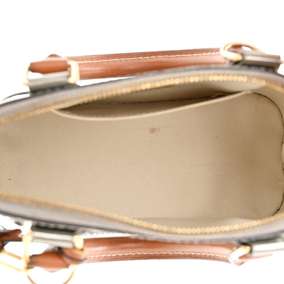 Louis Vuitton Vernis Alma BB Gris Metal 5 of 12
