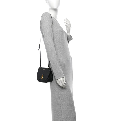 Mulberry Small Classic Grain Calfskin Mini Amberley Flap Black 2 of 13