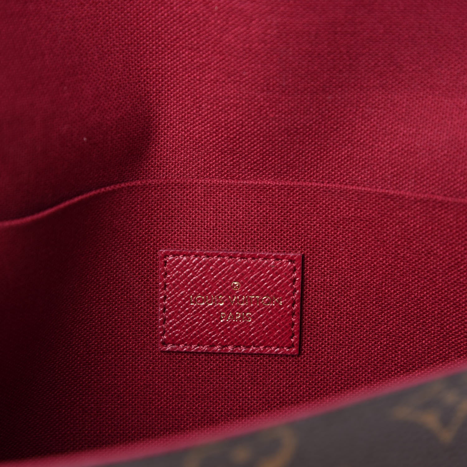 Louis Vuitton Monogram Pochette Felicie Chain Wallet Fuchsia 9 of 13