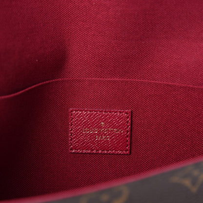 Louis Vuitton Monogram Pochette Felicie Chain Wallet Fuchsia 9 of 13