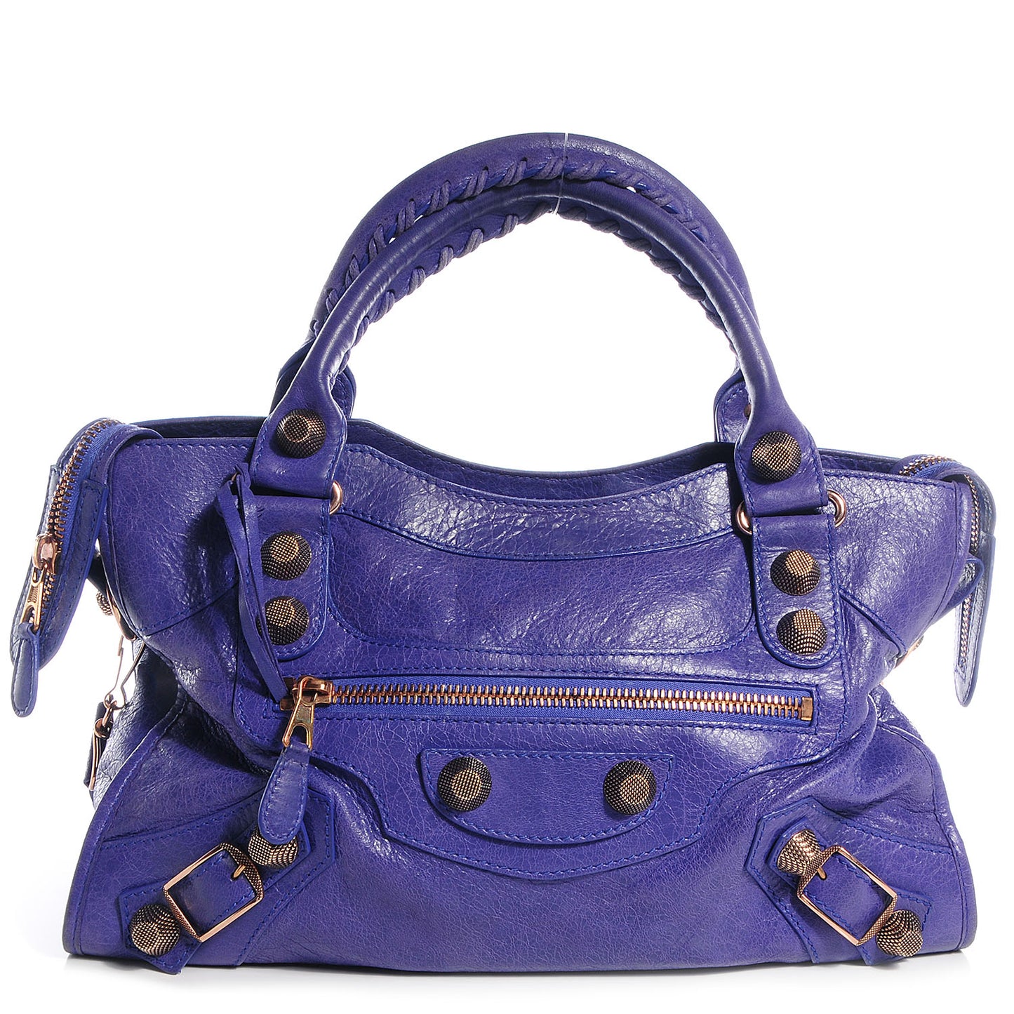 Agneau Giant 21 Rose Gold Hardware City Bleu Lavande