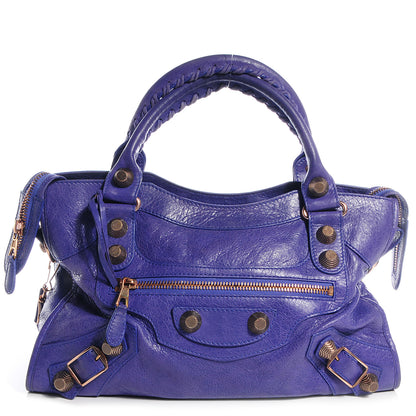 Balenciaga Agneau Giant 21 Rose Gold Hardware City Bleu Lavande 1 of 10