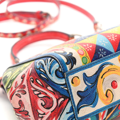 Dolce & Gabbana Dauphine Majolica Print Small Miss Sicily Satchel Multi 11 of 20