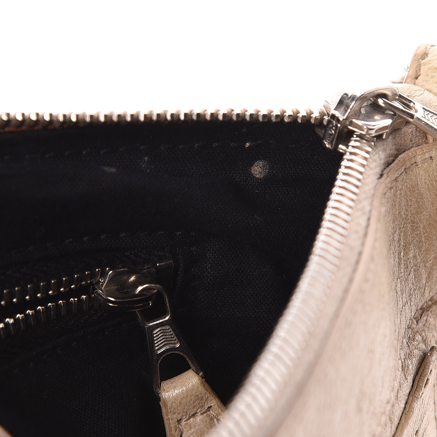 Balenciaga Agneau Giant 21 Silver Hardware Flat Handle Clutch Praline 8 of 10